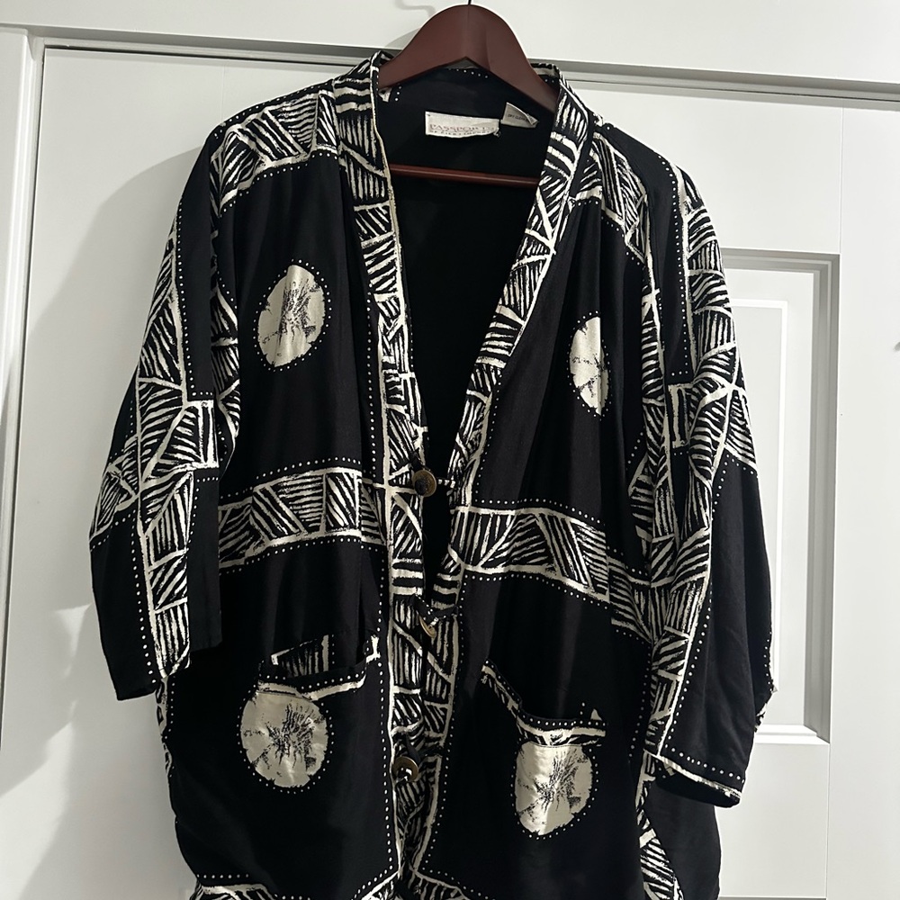 Black Kimono Jacket by Pier 1 Imports